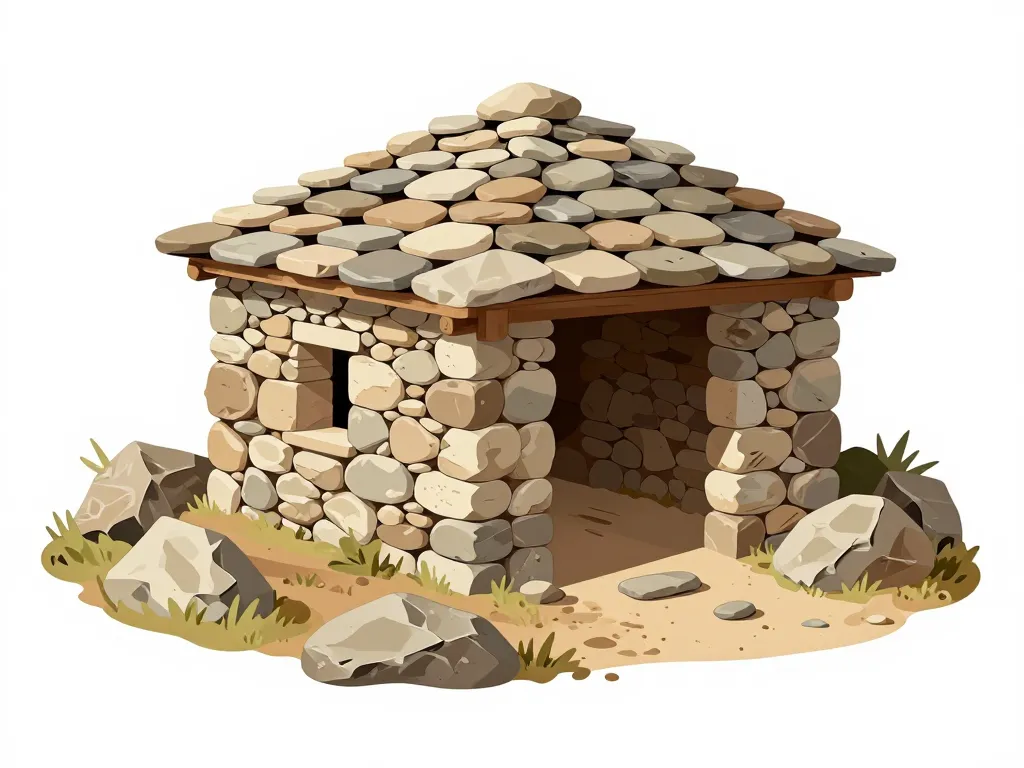 Schéma techniques pierre sèche pagliaghju