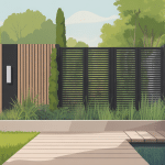 cloture jardin moderne matériaux aluminium bois gabion composite