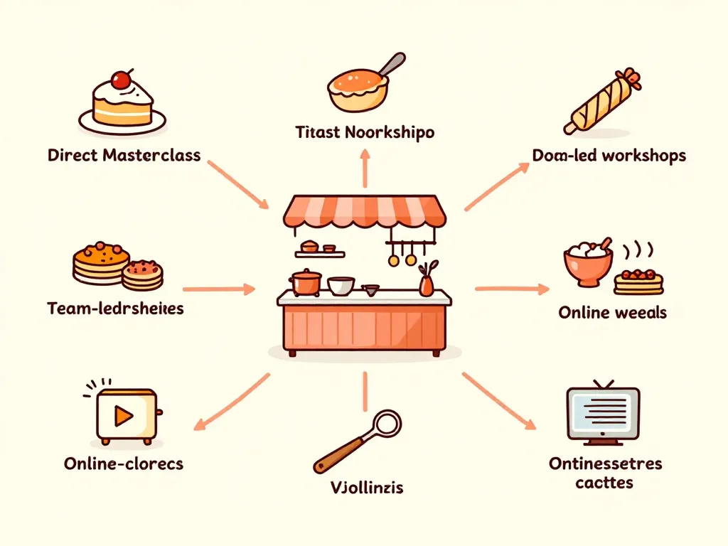 différents formats cours de patisserie avec cyril lignac schéma visuel