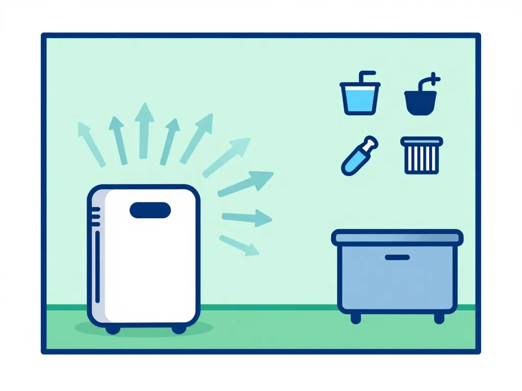 Déshumidificateur d'air danger conseils installation entretien