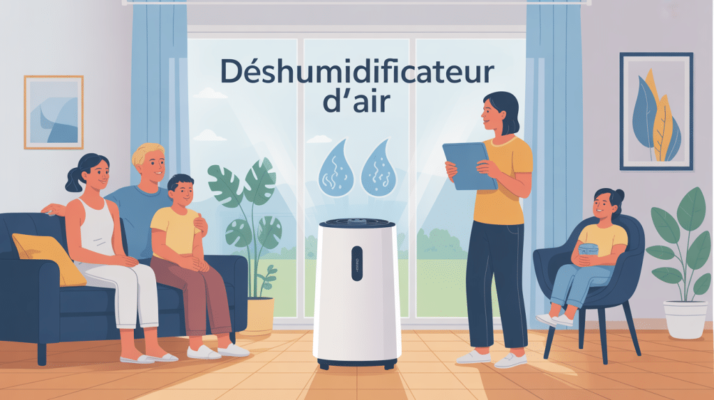Déshumidificateur d'air danger, sécurité famille maison saine