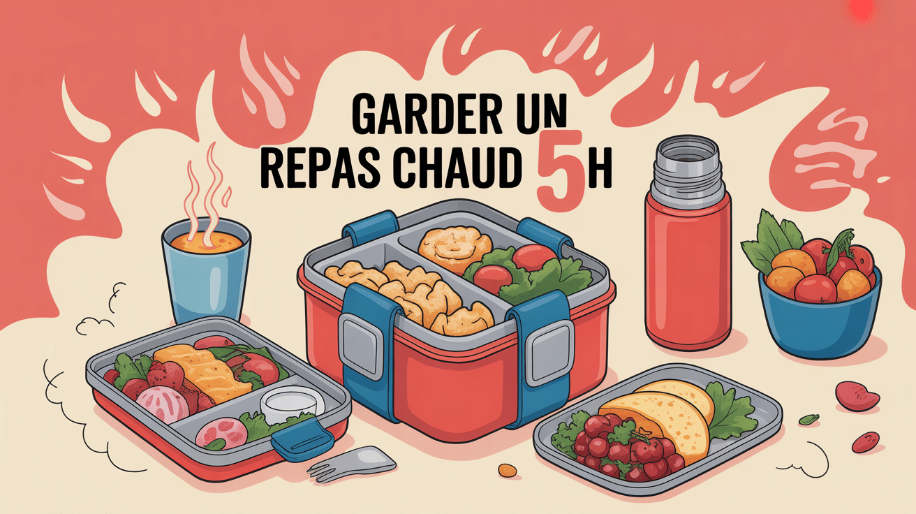 garder repas chaud 5h lunch box isotherme vapeur