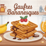 illustration gaufres bananesques chicchew.fr maison