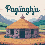 Illustration patrimoniale pagliaghju dans paysage corse