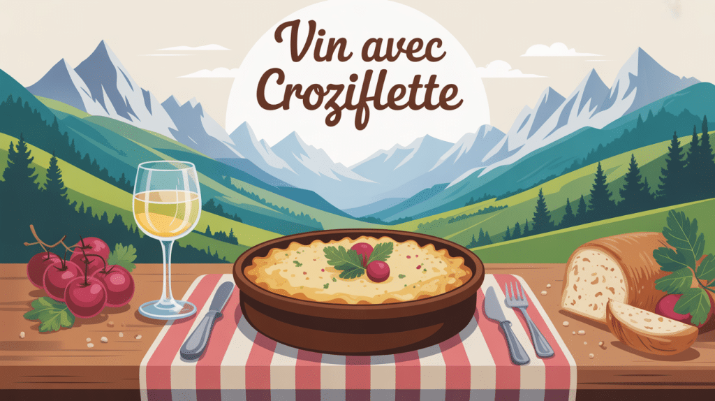 Quel vin avec croziflette, table savoyarde, montagne