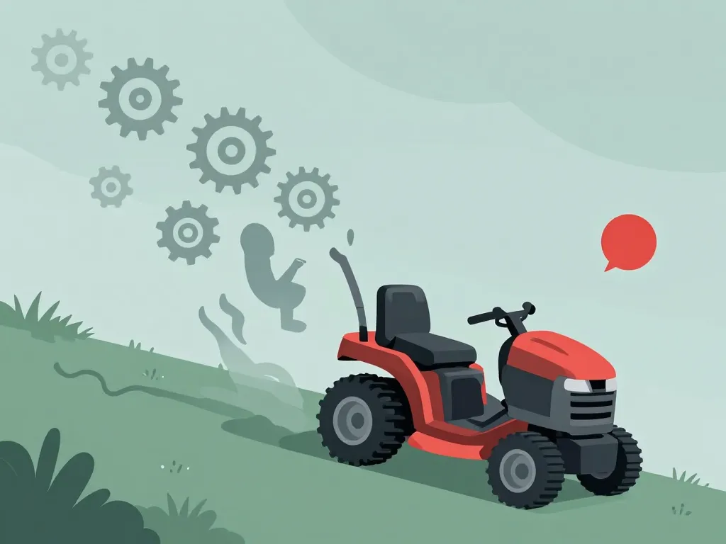 réparation transmission hydrostatique tondeuse symptômes et signes de panne