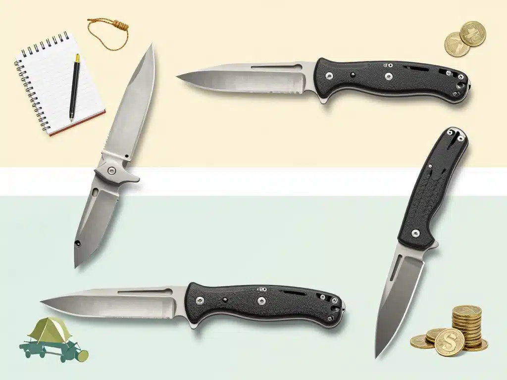 Scène choix couteaux Spyderco usages et budget