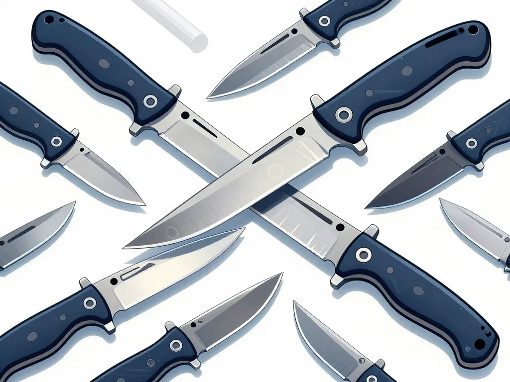 Illustration design signature couteaux Spyderco