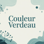 illustration verdeau couleur feuillages abstraits