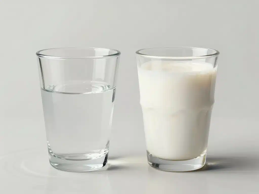 verre blanchi comparaison calcaire corrosion