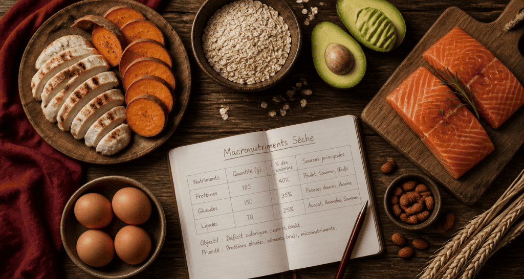 aliment pour une seche sur table