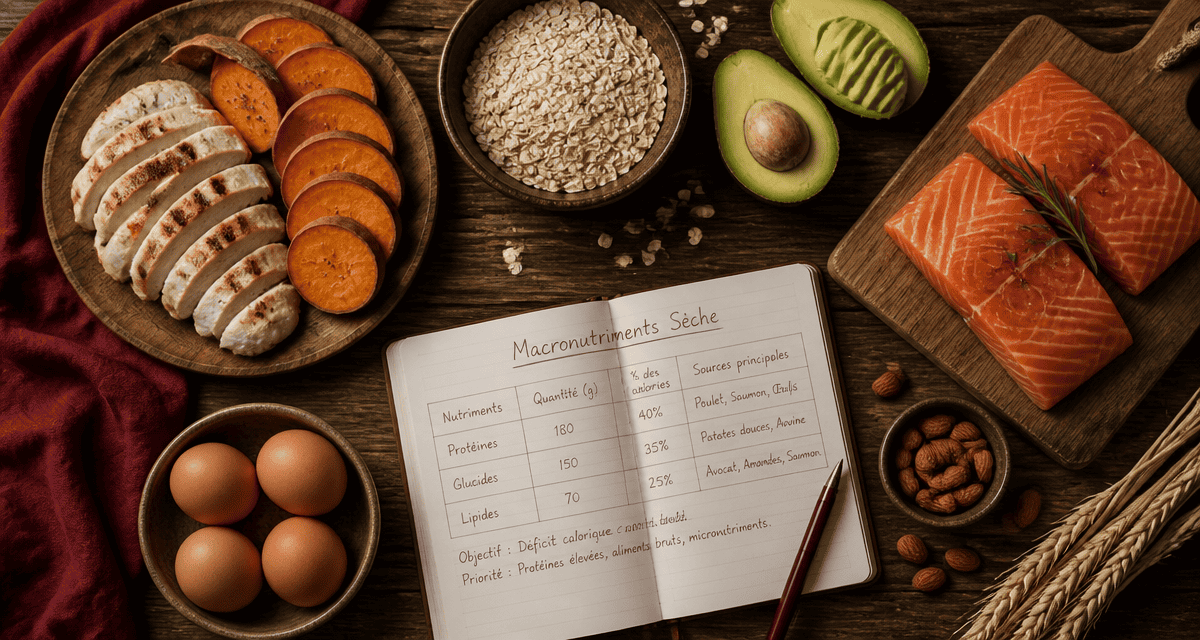 aliment pour une seche sur table