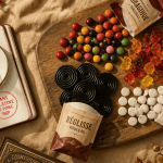bonbon sans gelatine de porc variés sur planche