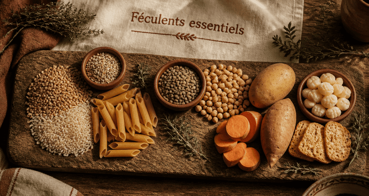 c est quoi les feculents groupes cereales legumes tubercules transformes