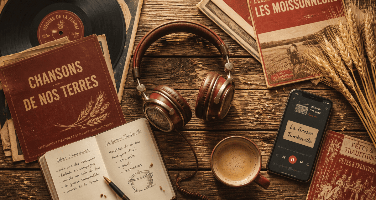 La Grosse Tambouille casque vinyles café