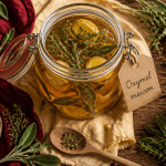 oxymel recette maison bocal plantes