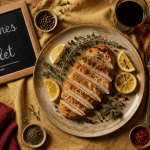 proteines escalope de poulet dorée tranchée
