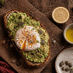 recettes toast avocat pain levain œuf poché