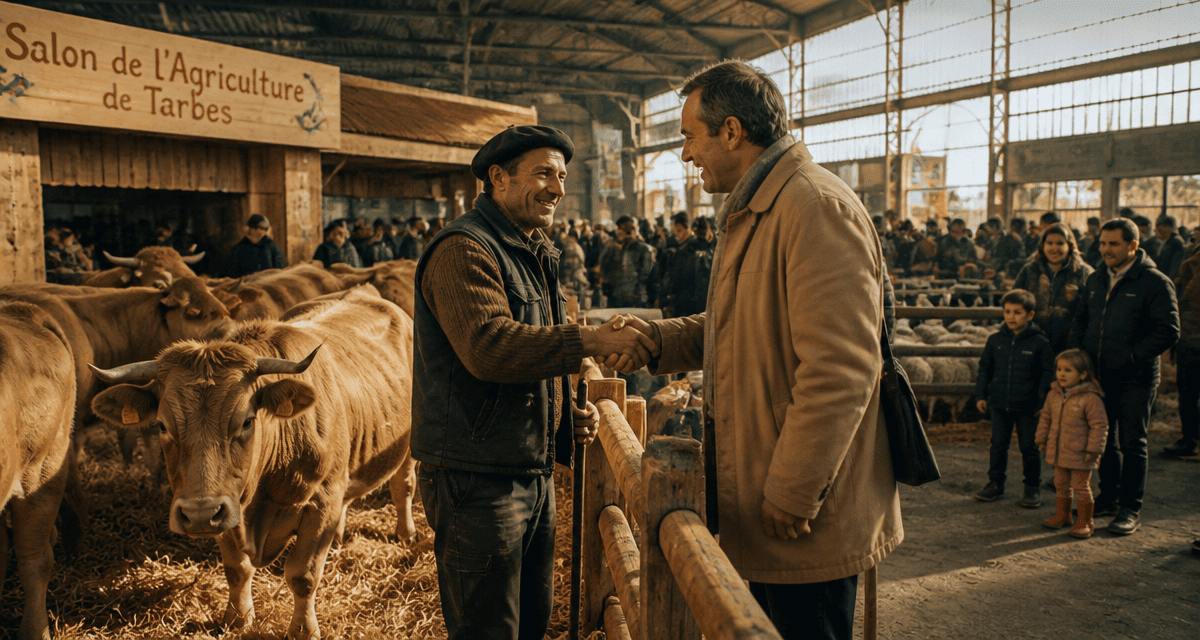 salon agricole tarbes 2025 éleveur vaches moutons