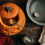 Conserver citrouille halloween : bain vinaigre et chiffon propre