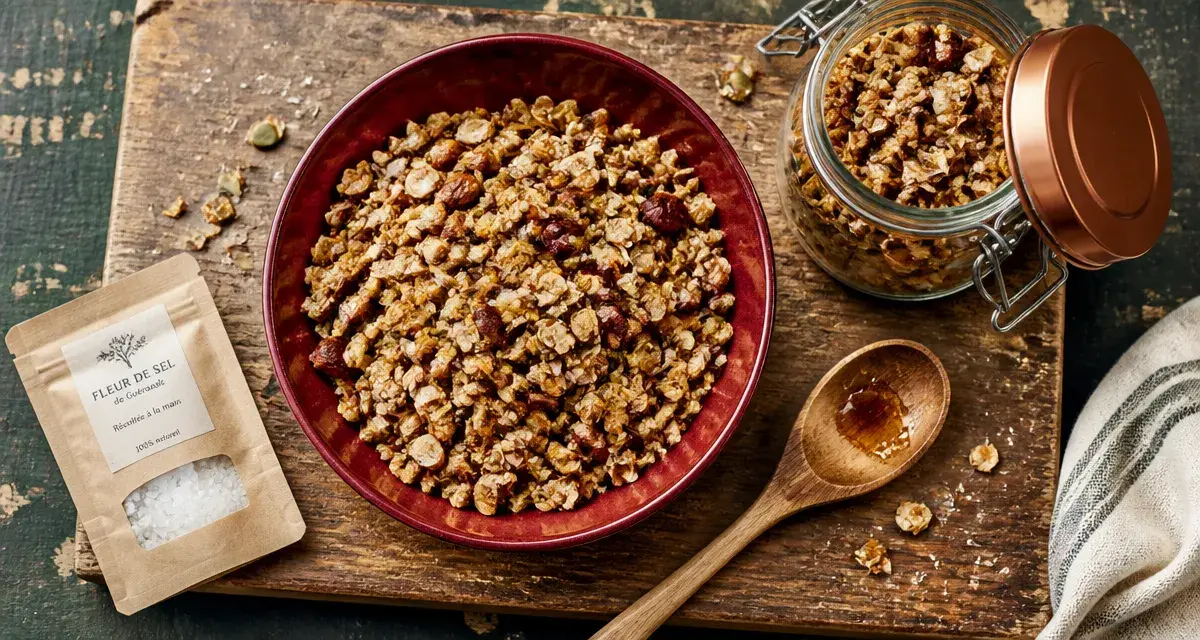 Recette muesli maison healthy croustillant, flocons et graines