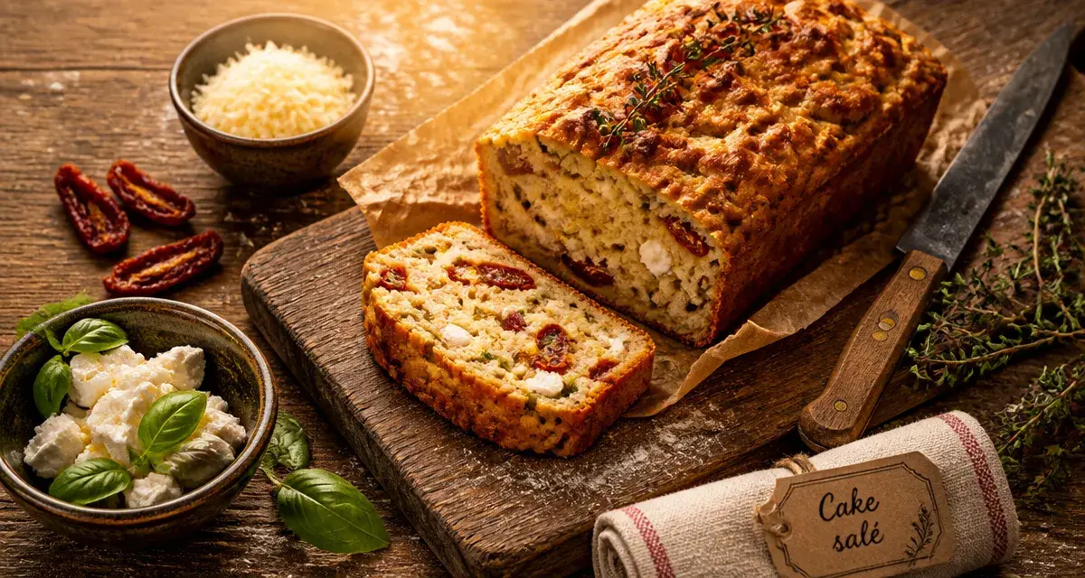 Recette salé : cake salé maison