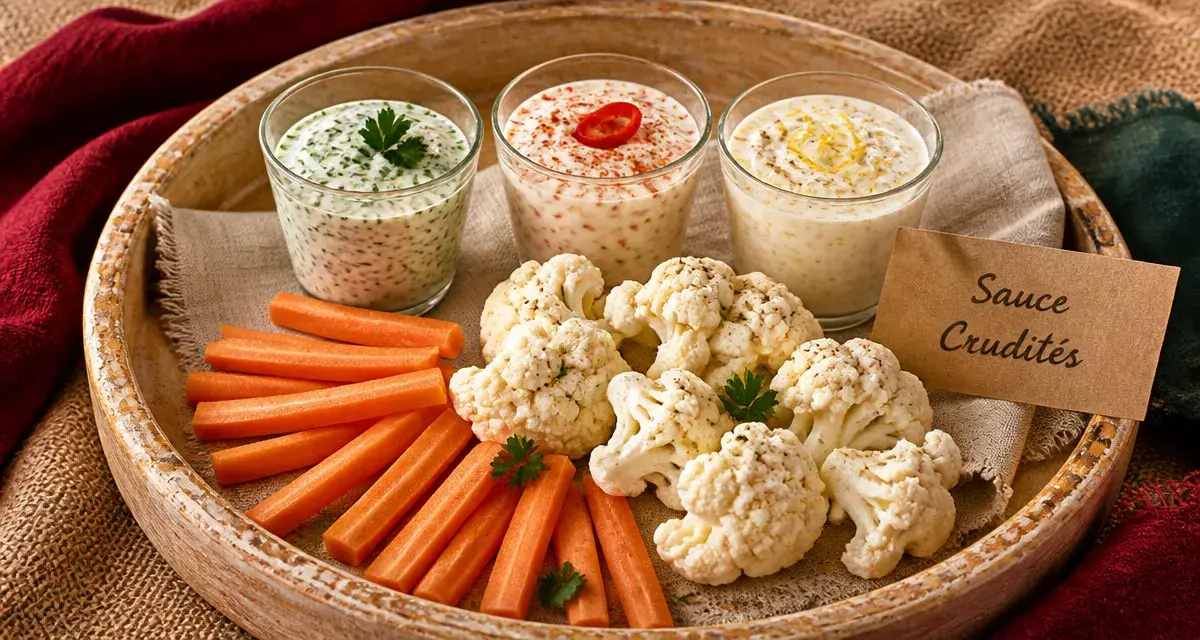 Sauce crudité pour apéro : 3 sauces onctueuses au fromage blanc