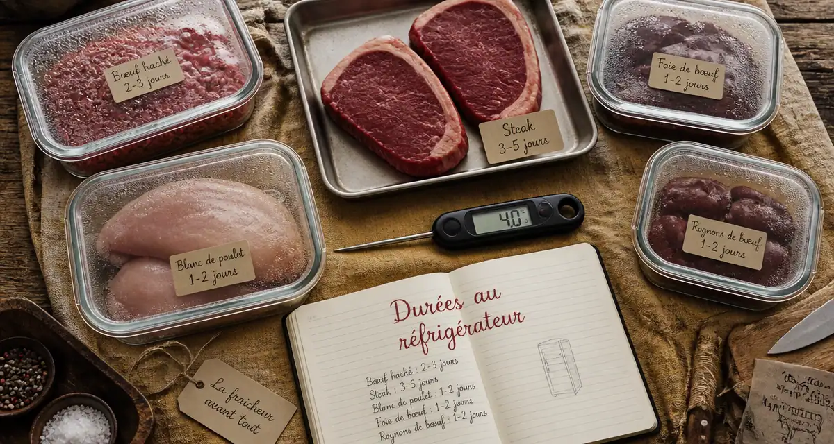 viande décongelé combien de temps au frigo en boîtes hermétiques