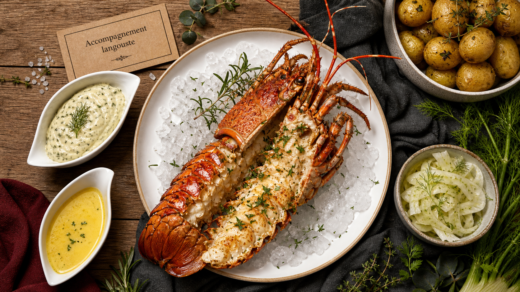 Accompagnement langouste : sauces et fraîcheur