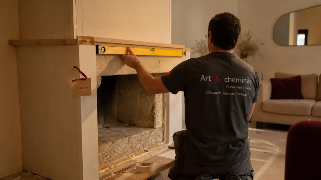 Habillage d’une ancienne cheminée : placo, pierre ou bois pour la moderniser sans perdre son cachet
