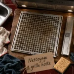 Nettoyage grille hotte : grille grasse à nettoyer à 60°C