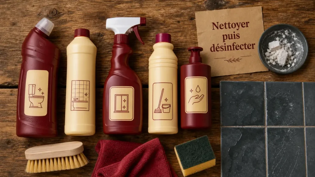 Produit menage efficace : bonne fonction et surface