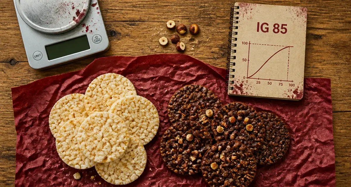 Galettes de riz soufflé, glycémie et IG élevé