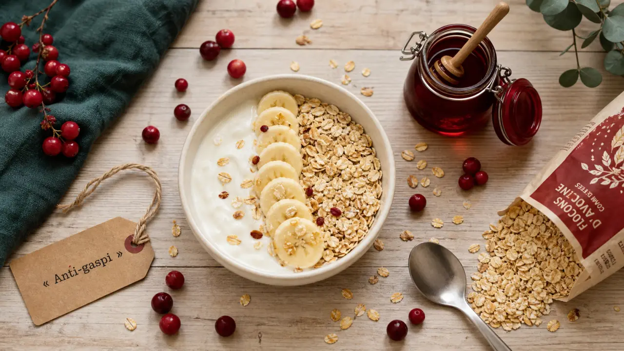 Que faire avec des flocons d avoine : bols anti-gaspi, banane et yaourt