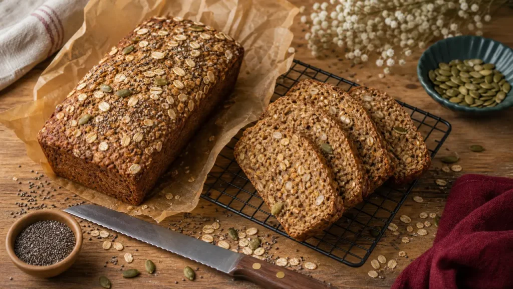 Pain aux flocons d’avoine sans farine : une mie qui se tient à 180 °C
