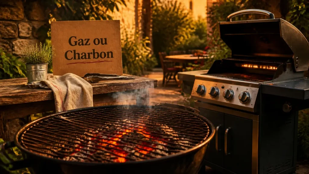 Barbecue gaz ou charbon : lequel choisir selon le goût, le prix et l’entretien ?