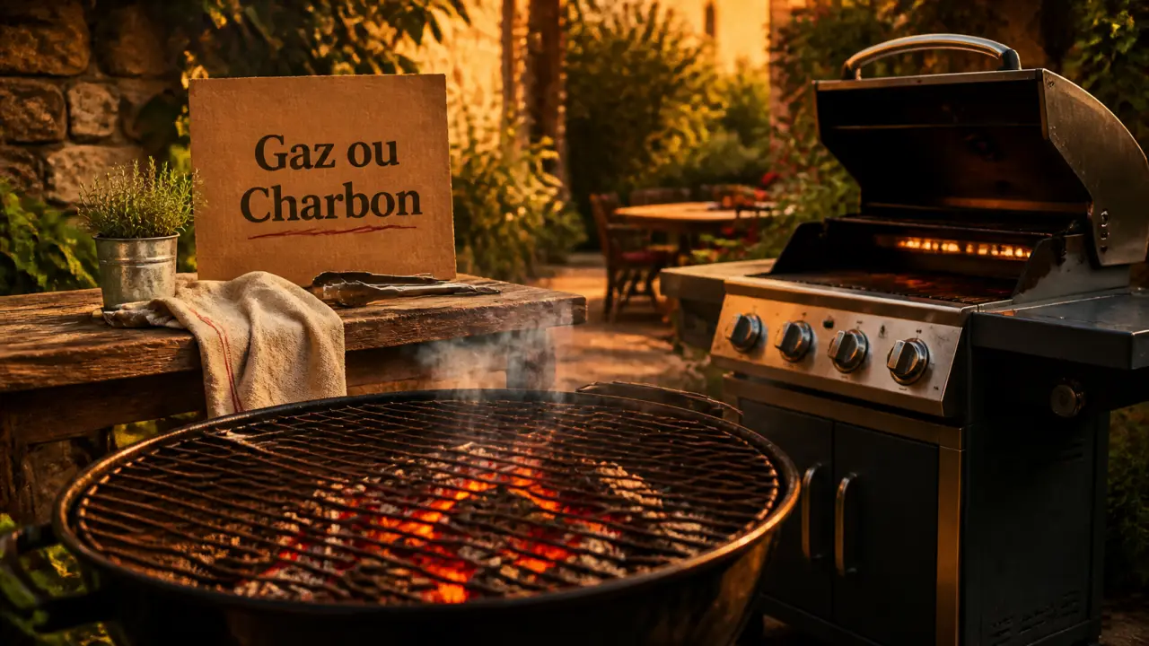 Barbecue gaz ou charbon : comparaison goût, prix, entretien