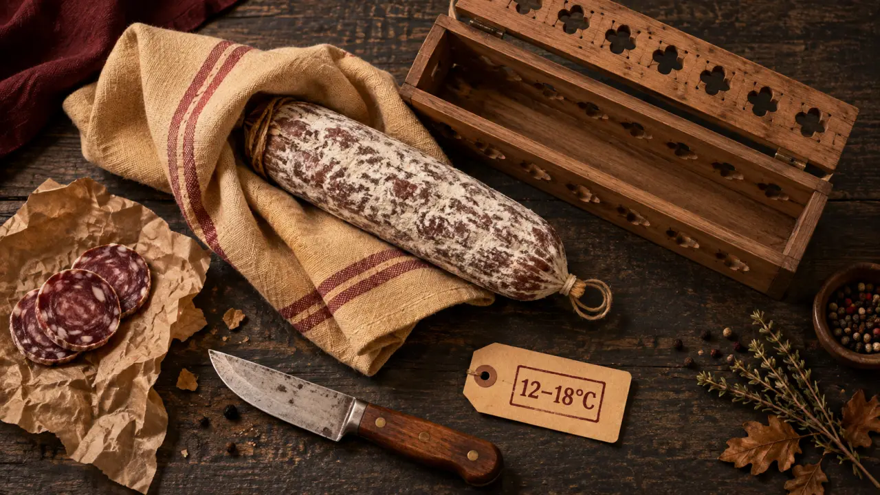 Conservation saucisson : saucisson sec à stocker sans perdre texture