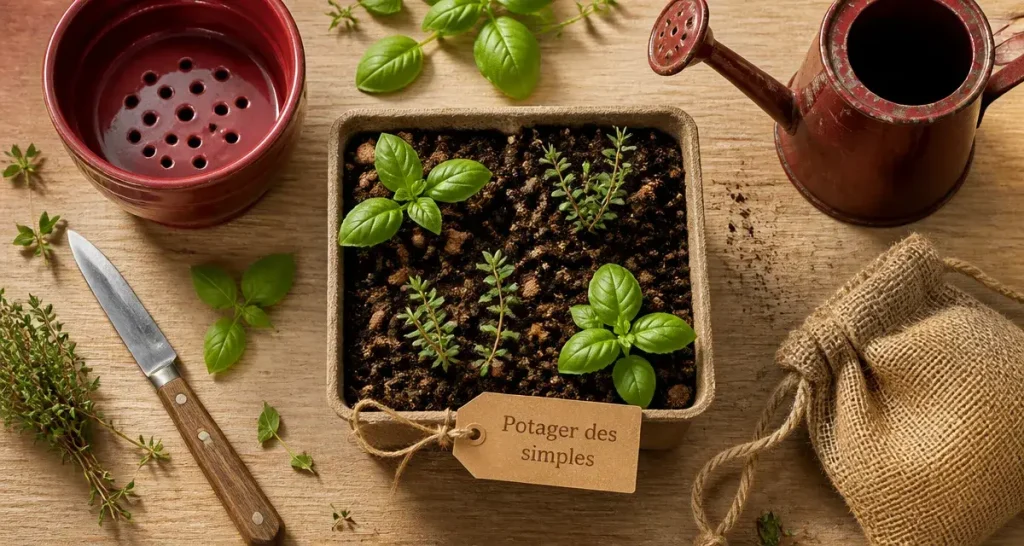 Potager aromatique : 5 étapes pour réussir votre jardin d&rsquo;herbes gourmandes