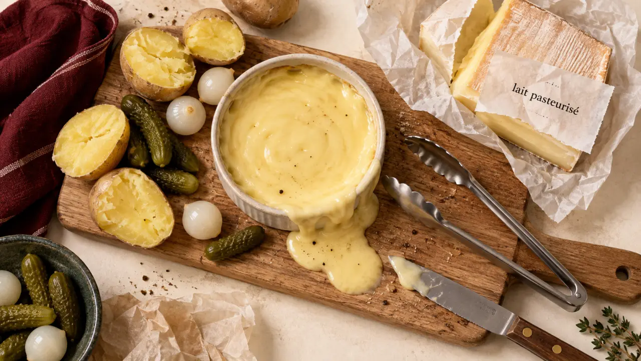 Raclette fromage pasteurisé enceinte : repères pour un repas serein