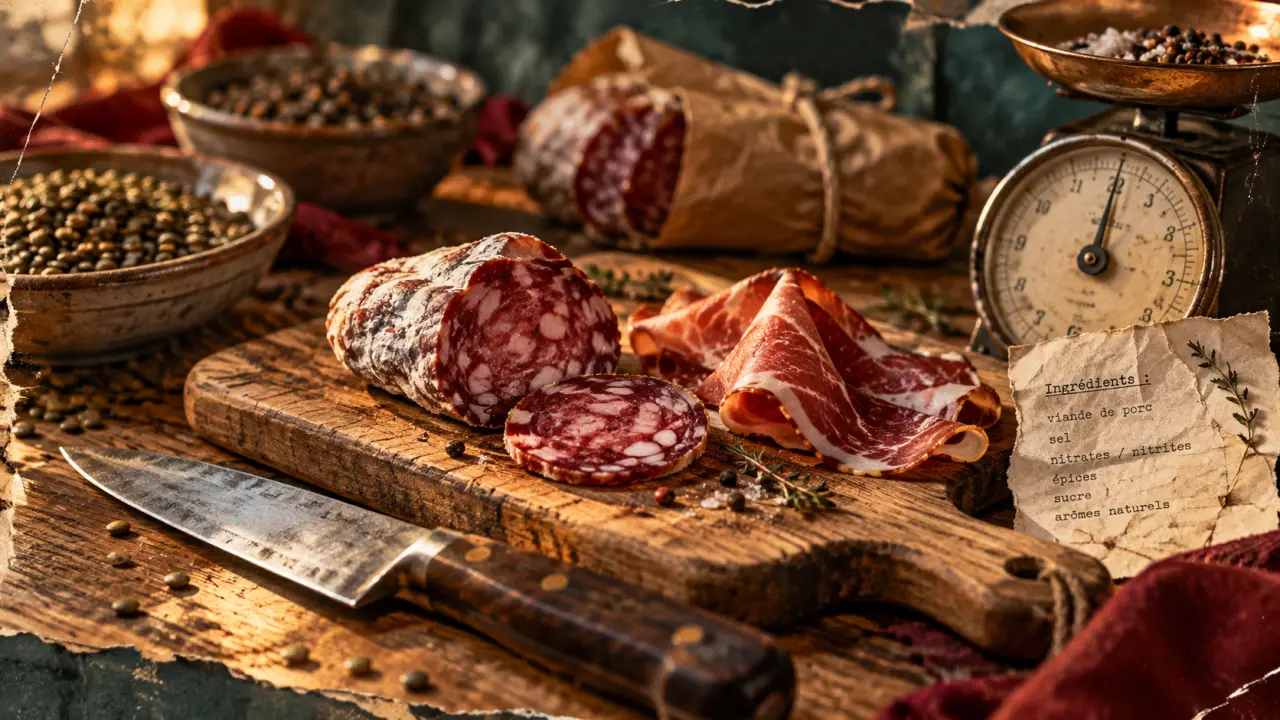 Viande transformée et risque colorectal +18% : charcuterie sur planche