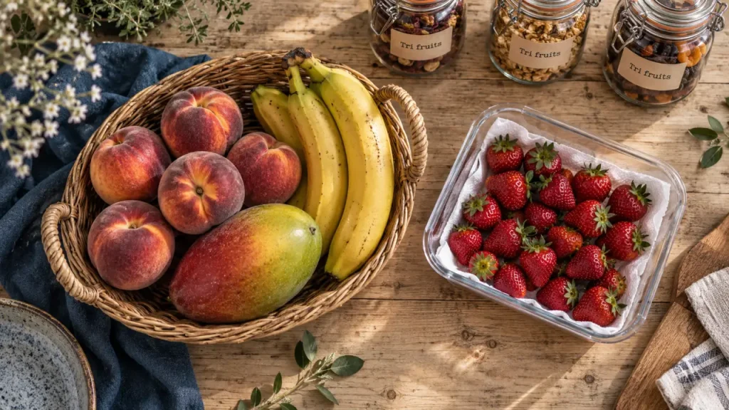 Conserver les fruits selon leur maturité, leur emplacement et leur usage