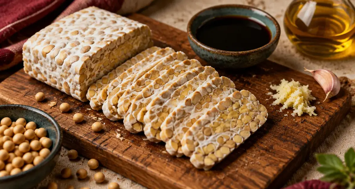 Le tempe : graines liées, fermentation et maturation 48 heures